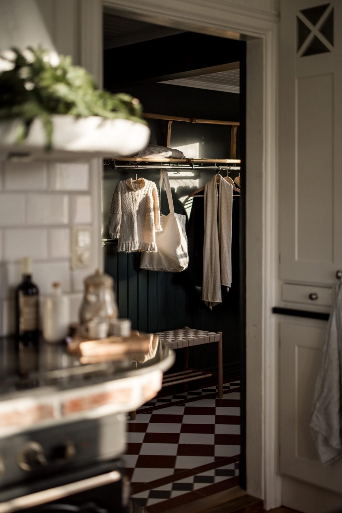 cuisine rustique décoration Noël maison ancienne décoration scandinave