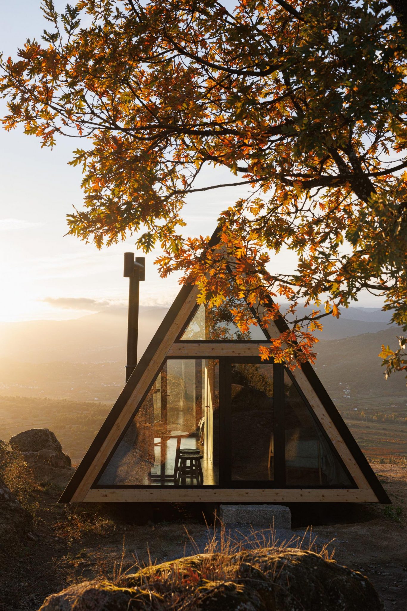 petite maison A-Frame au Portugal The Vagar Country House
