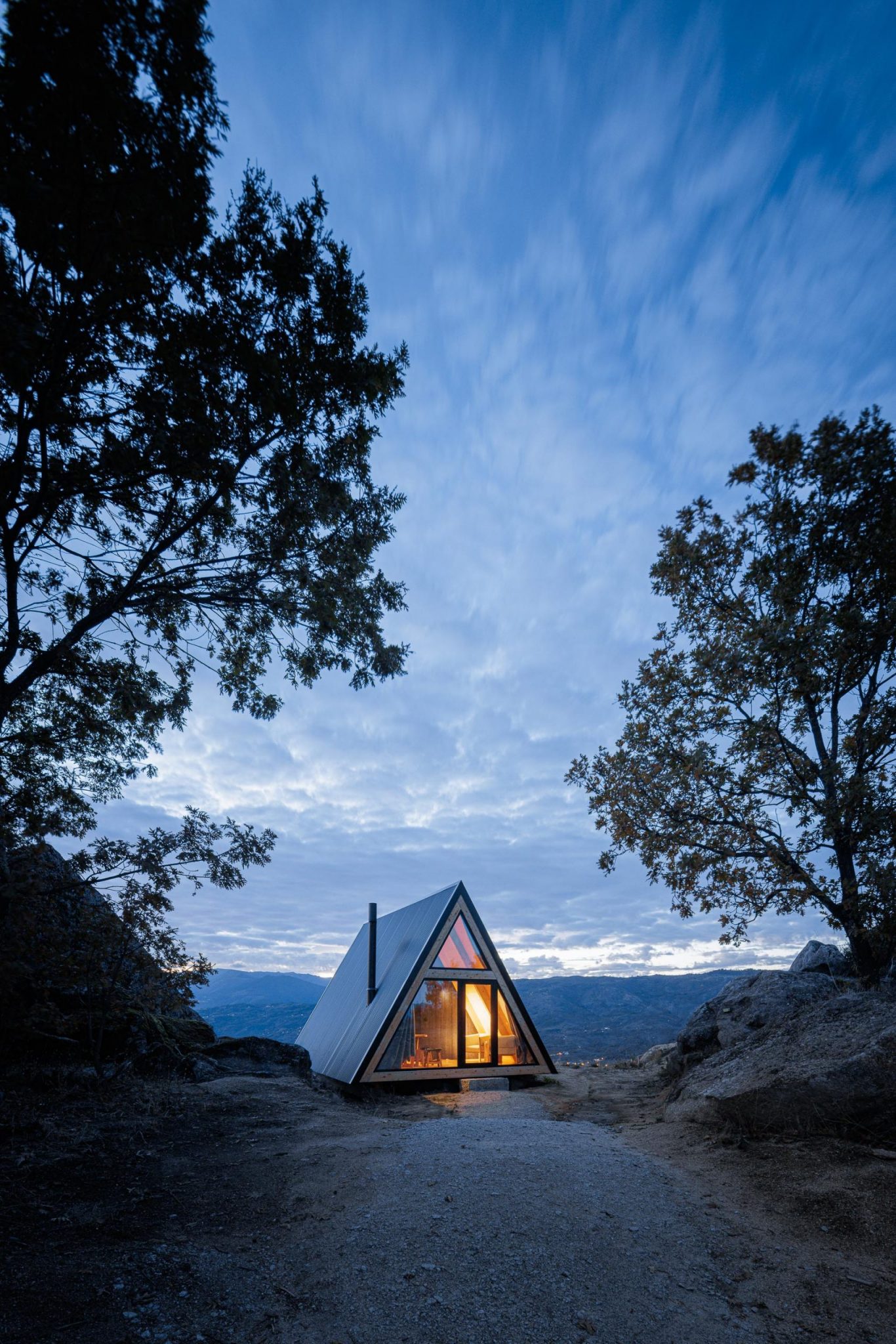 petite maison A-Frame au Portugal The Vagar Country House
