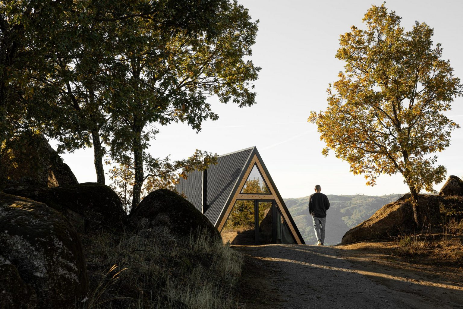 petite maison A-Frame au Portugal The Vagar Country House