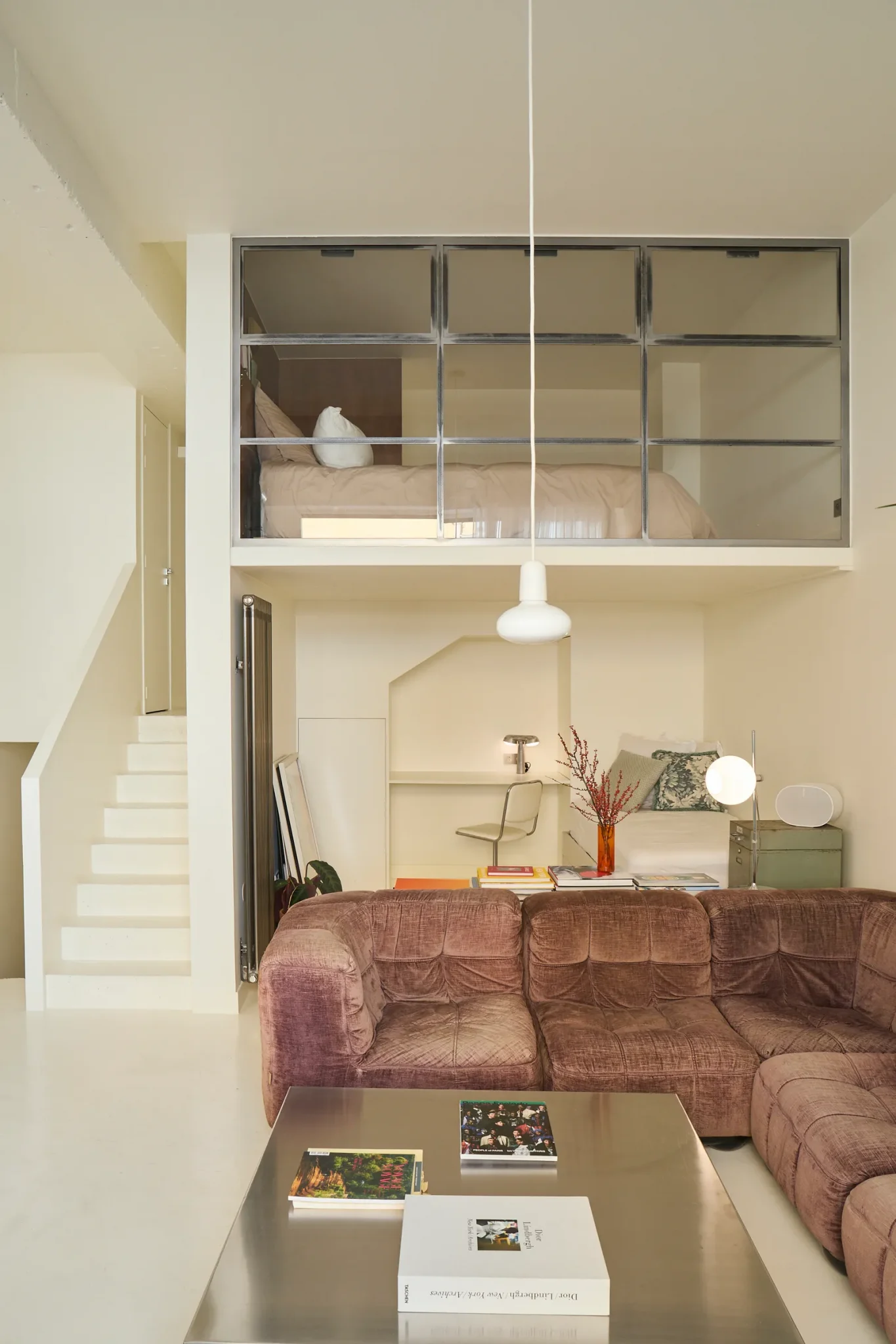 mini loft à Paris 45m2 dans ancien atelier décoration contemporaine