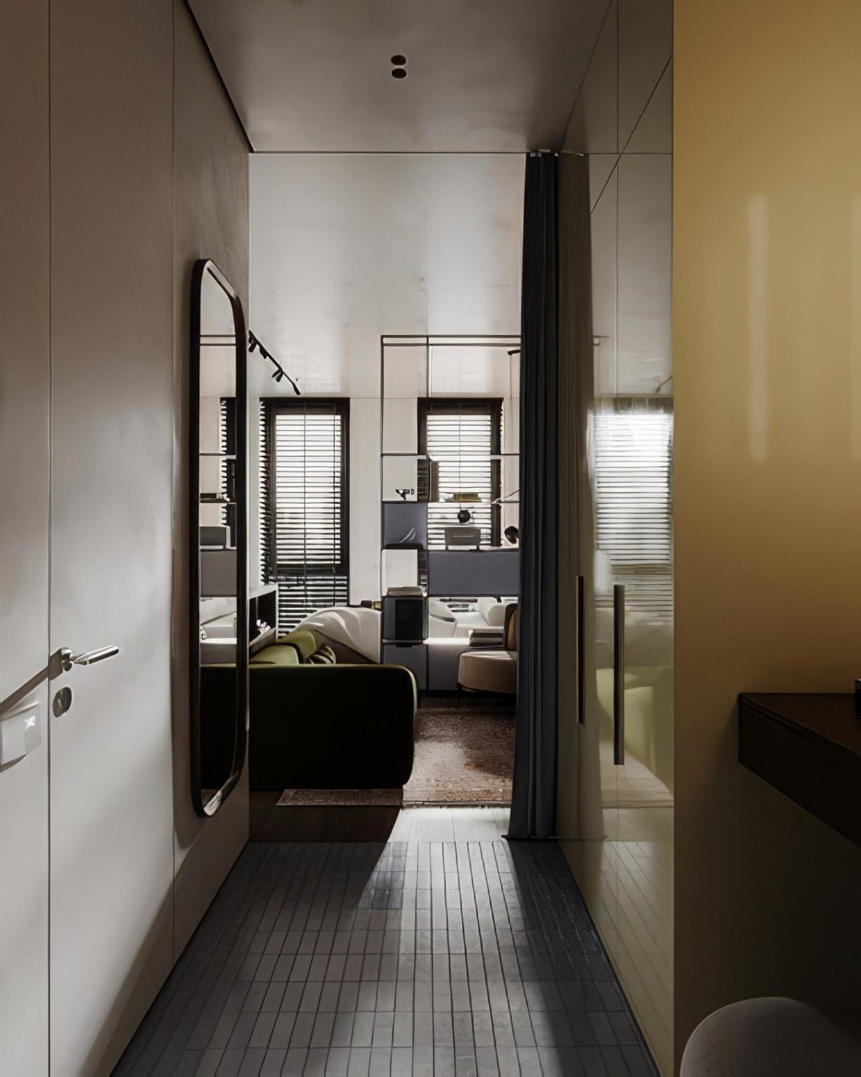 entrée studio de 33m2