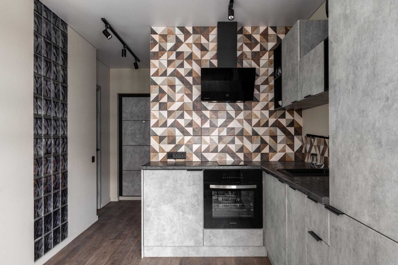 cuisine et entrée studio 26m2