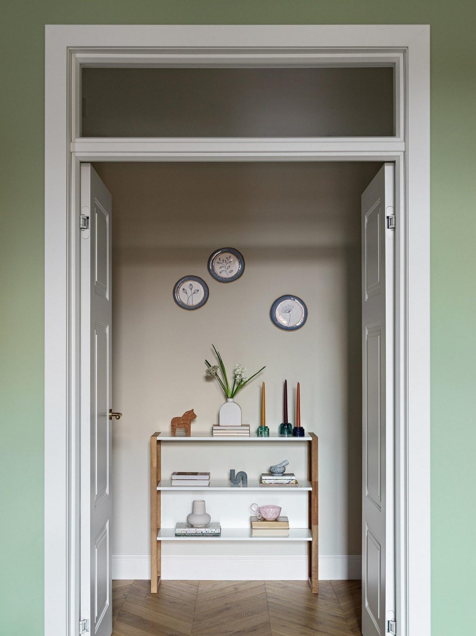 entrée appartement 78m2 en style vintage scandinave