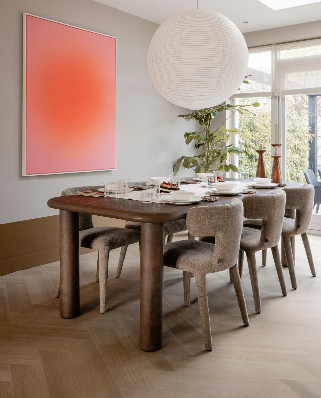 salle à manger décoration contemporaine