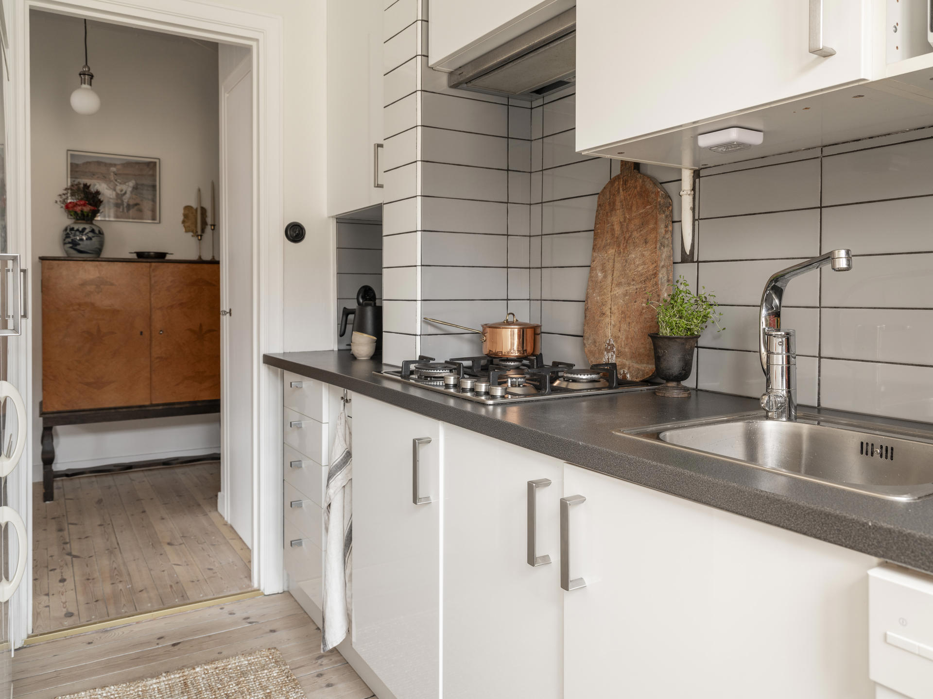 cuisine studio 33m2 décoration scandinave