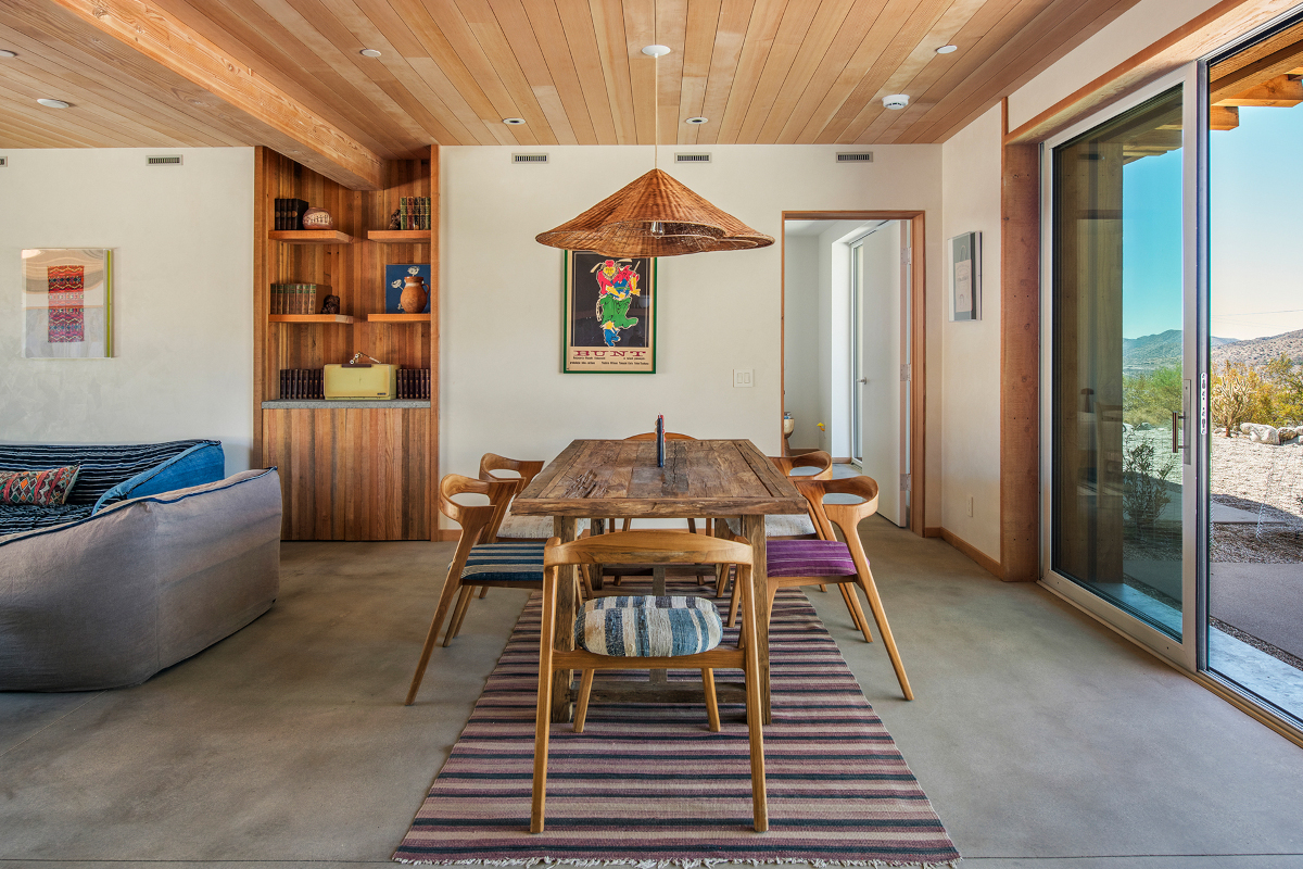 salon salle à manger maison passive désert californien salon salle à manger maison passive désert californien
