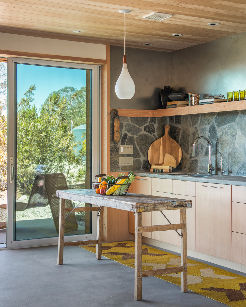 cuisine ouverte maison passive désert californien cuisine ouverte maison passive désert californien
