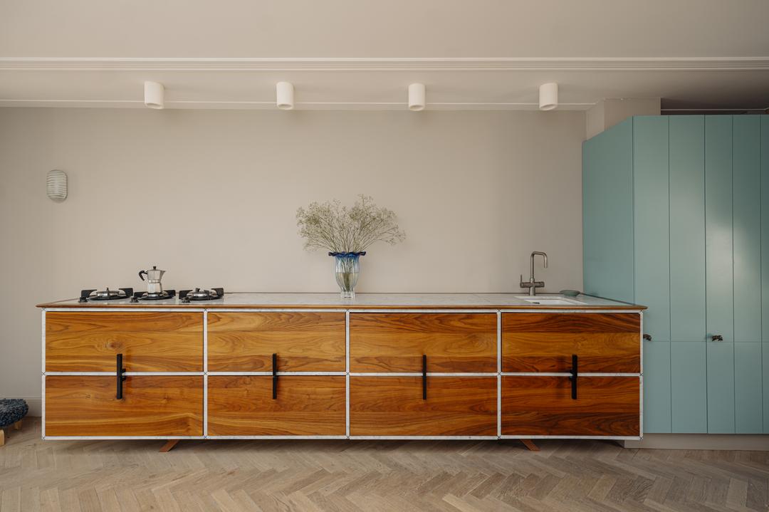 cuisine appartement en triplex de 130m2 Amsterdam par Büro Kif cuisine appartement en triplex de 130m2 Amsterdam par Büro Kif