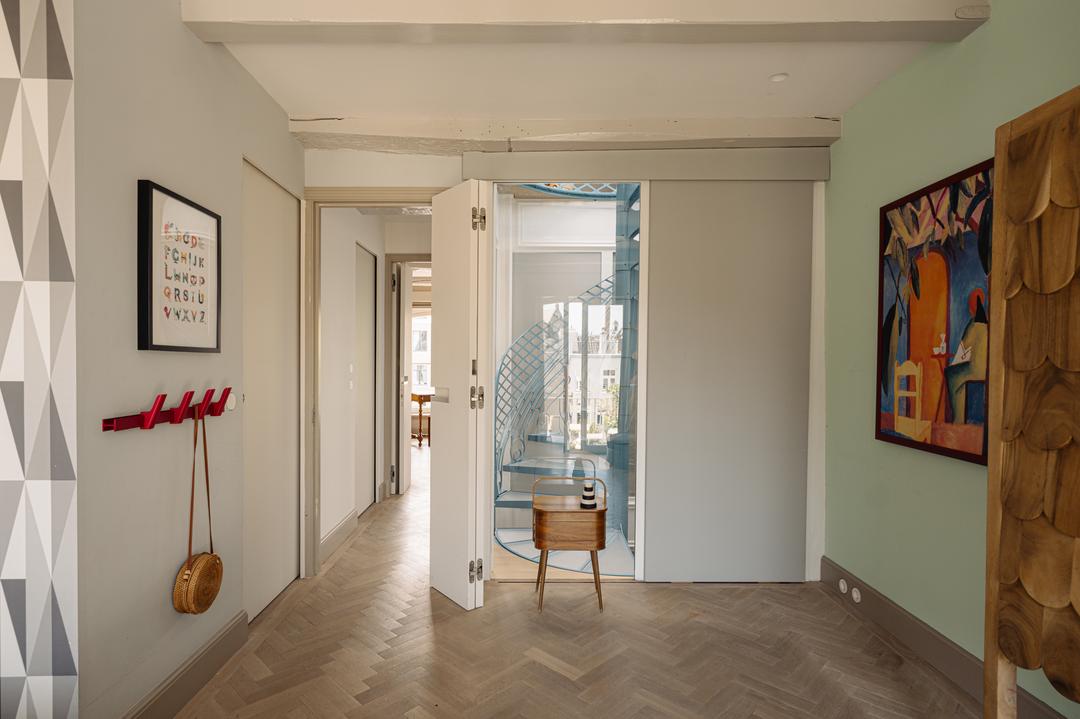 chambre appartement en triplex de 130m2 Amsterdam par Büro Kif chambre appartement en triplex de 130m2 Amsterdam par Büro Kif