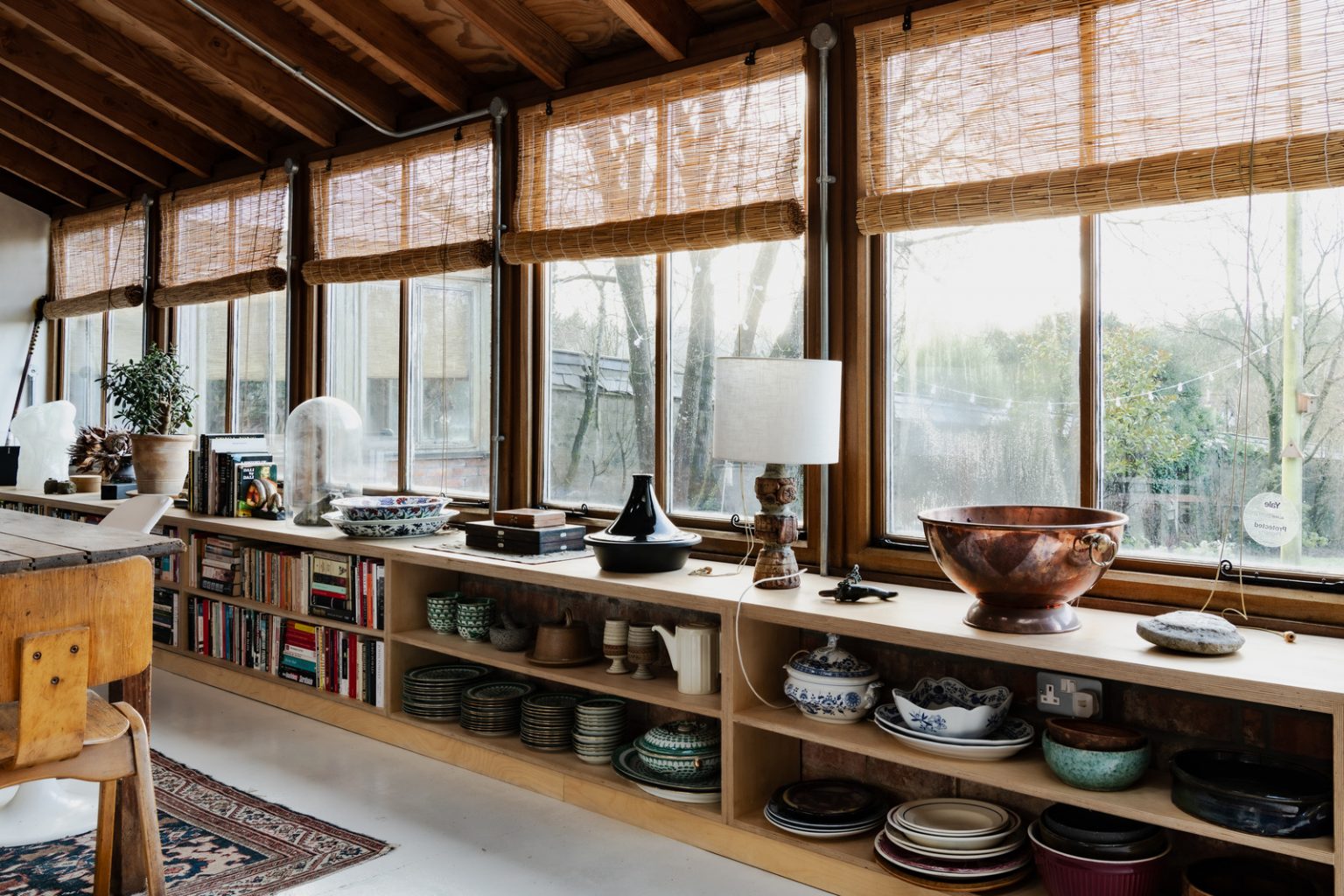 salle à manger maison ancienne décoration rustique Angleterre