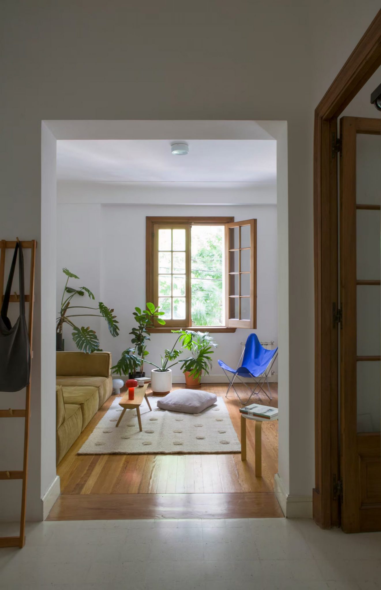 salon décoration contemporaine appartement ancien rénové