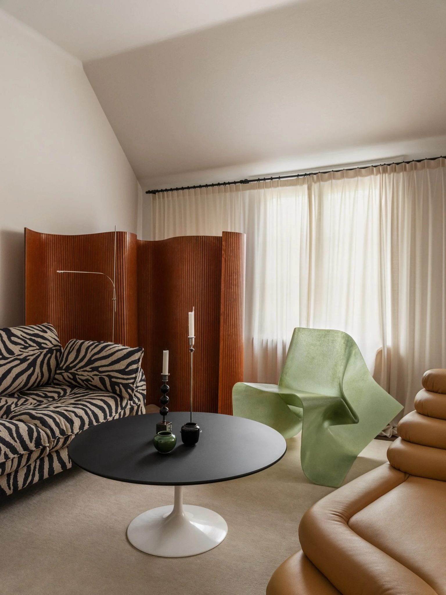 salon appartement en duplex de 118m2 décoration design