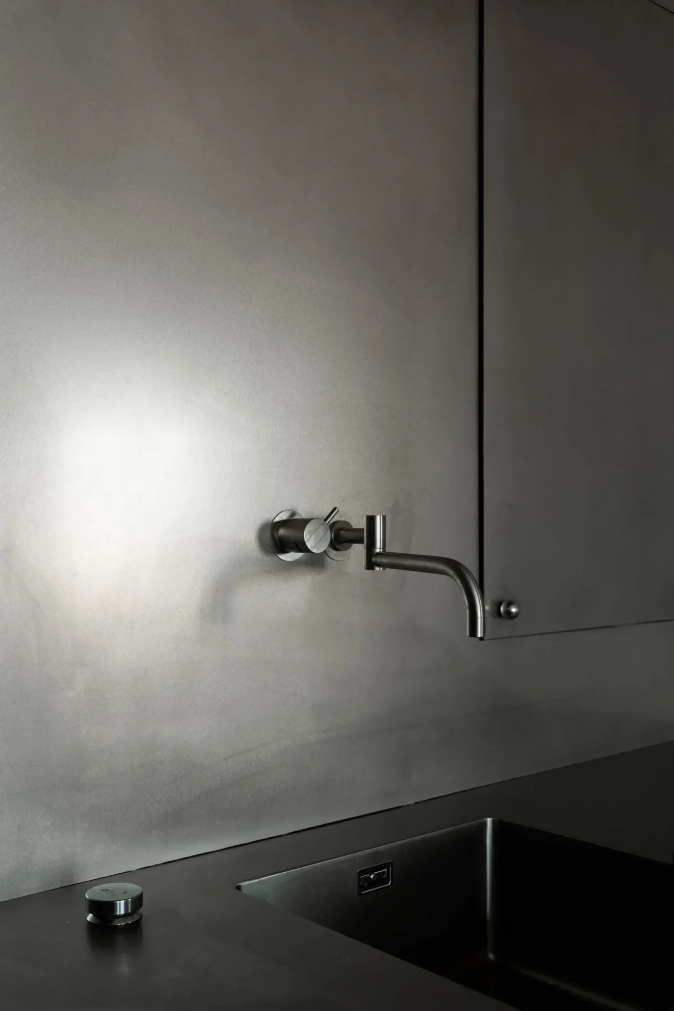 cuisine inox appartement en duplex de 118m2 décoration design