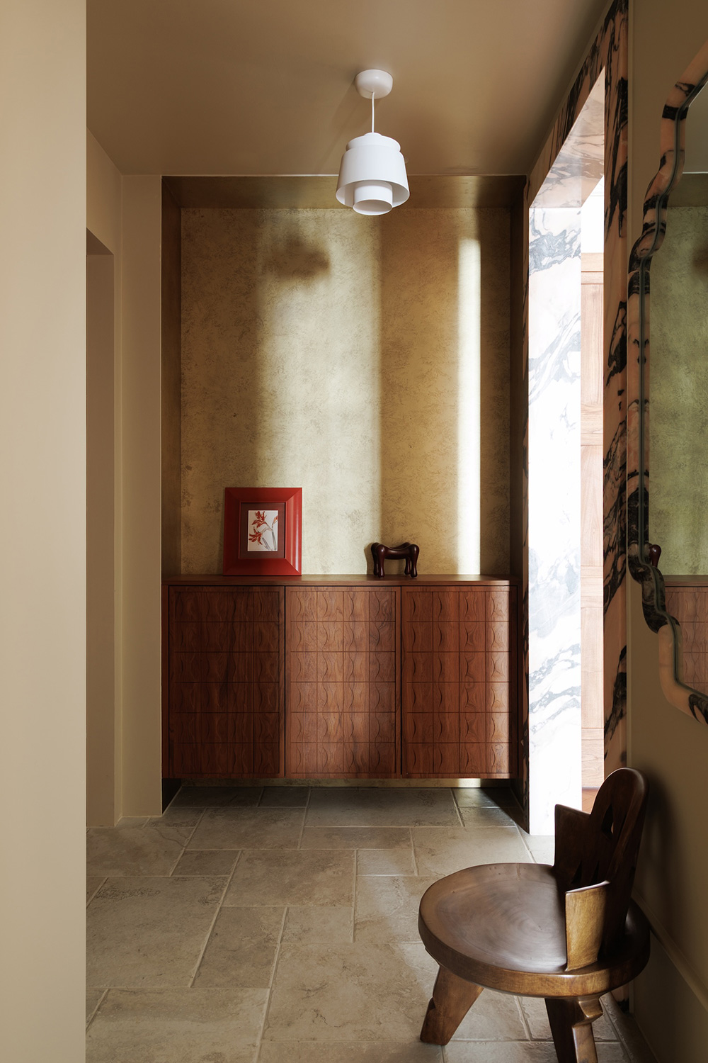 entrée décoration contemporaine appartement Pékin entrée décoration contemporaine appartement Pékin