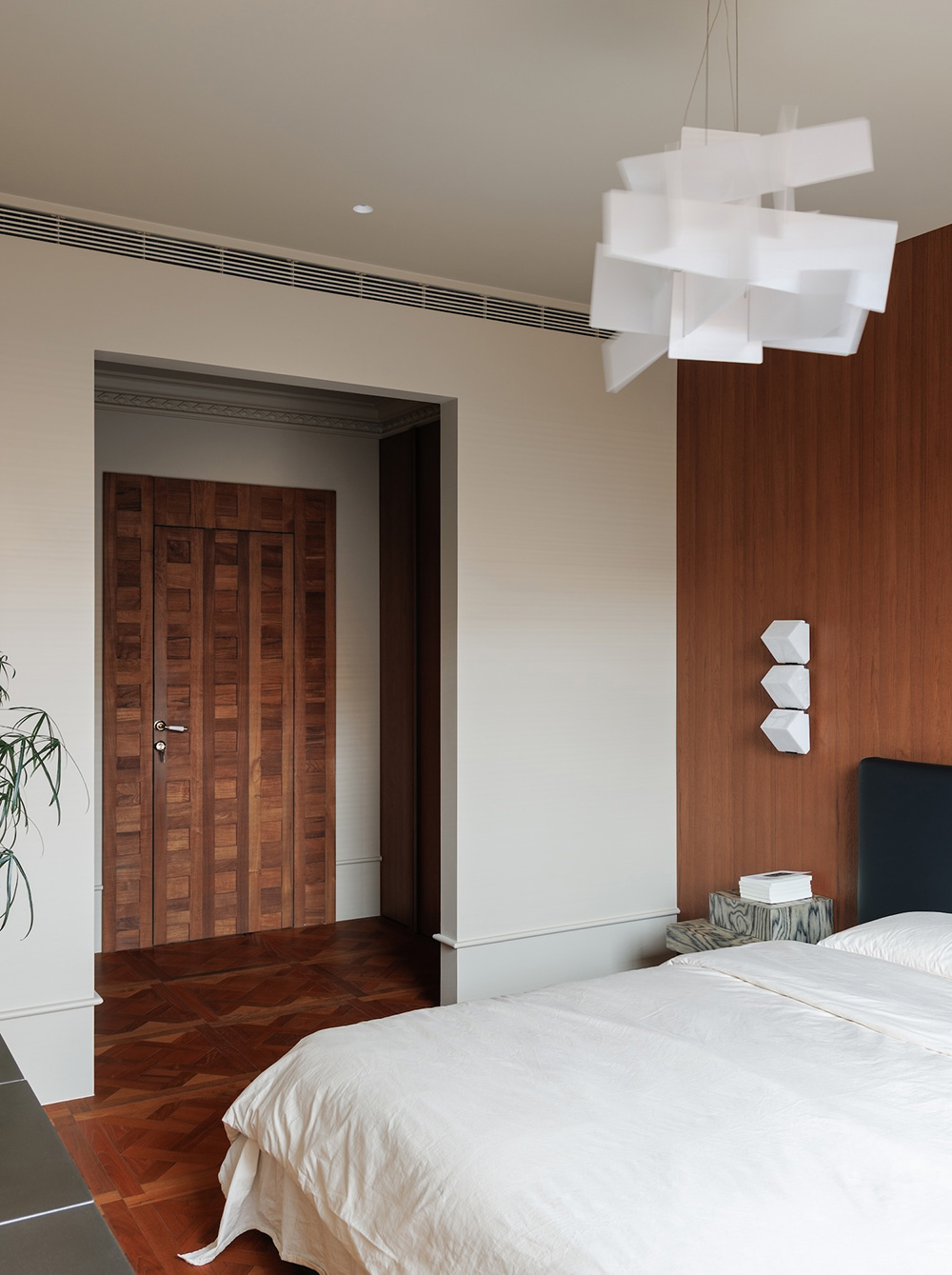 chambre décoration contemporaine appartement Pékin chambre décoration contemporaine appartement Pékin