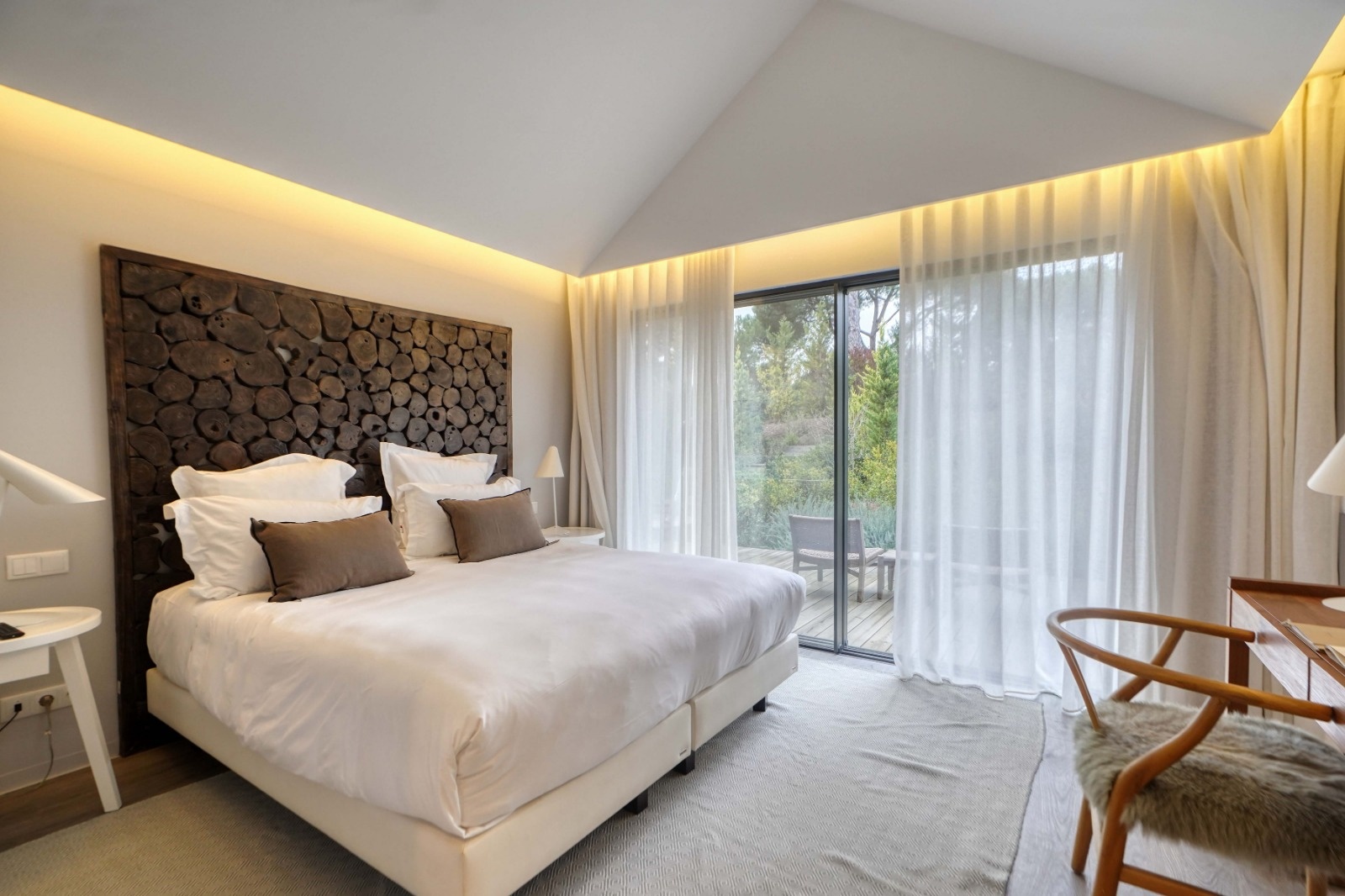 chambre décoration moderne maison contemporaine avec piscine Comporta chambre décoration moderne maison contemporaine avec piscine Comporta
