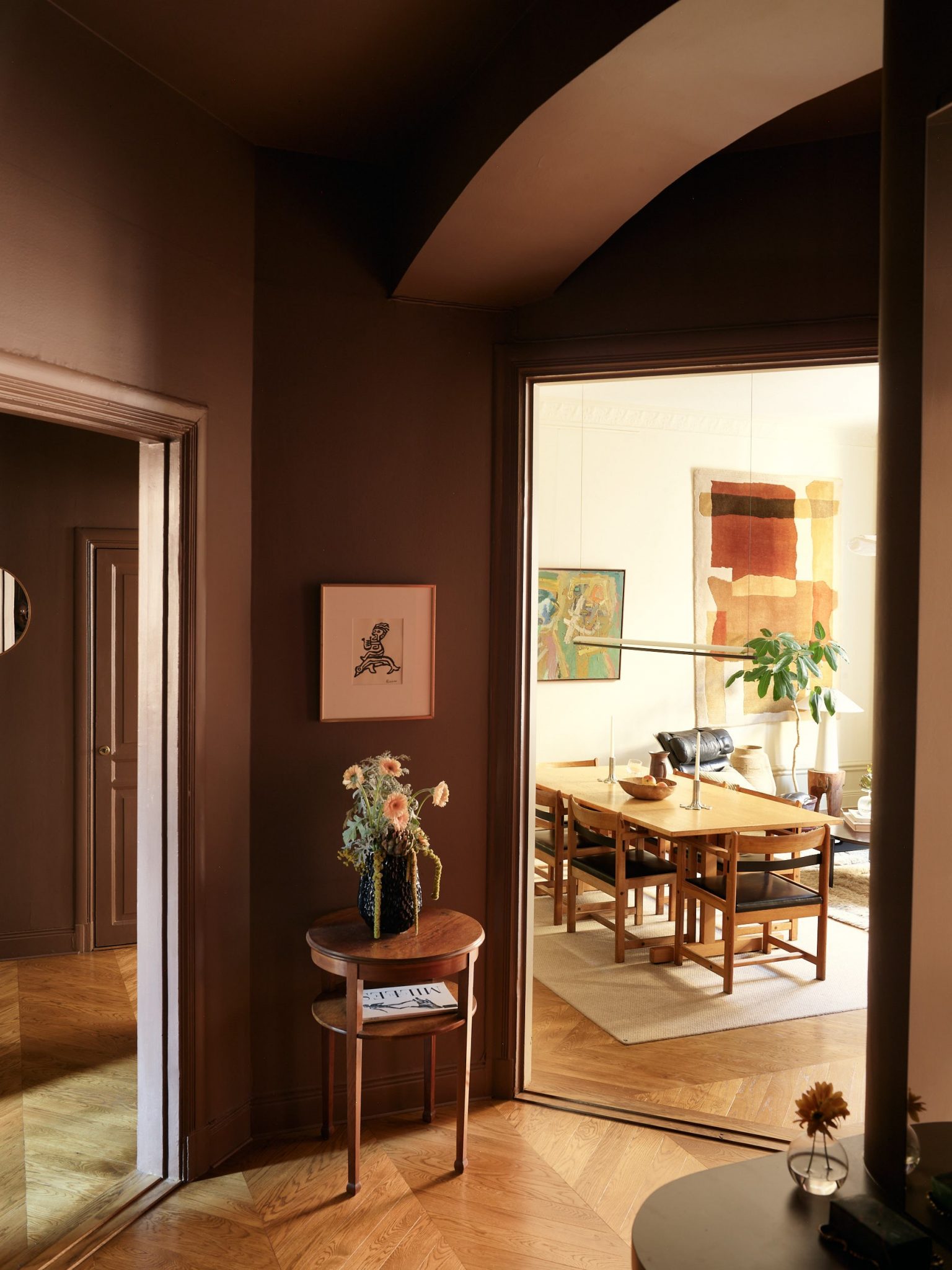 entrée appartement ancien décoration contemporaine