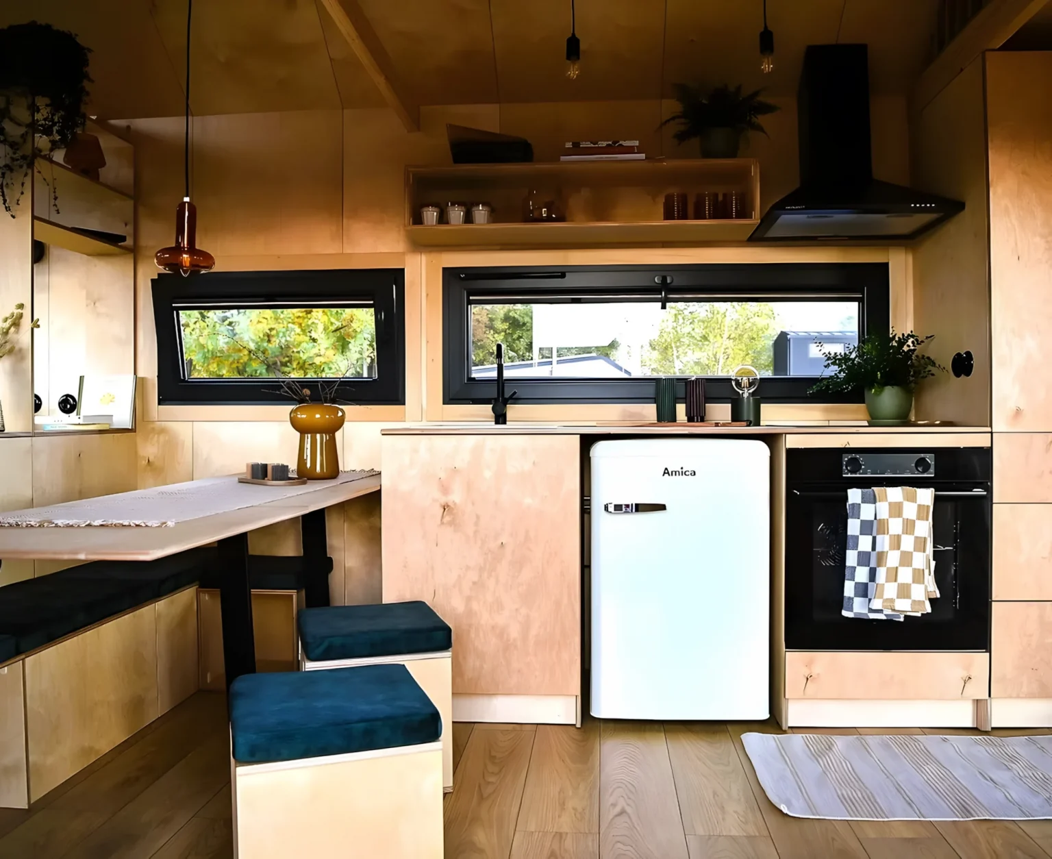 cuisine tiny house 27m2 Julia par Vagabond Haven