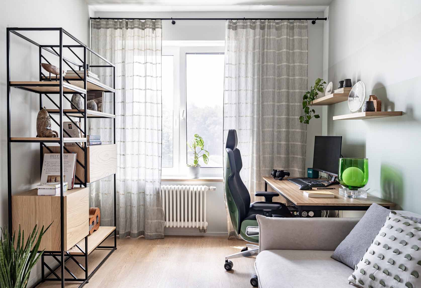 bureau appartement 62m2 décoration colorée bureau appartement 62m2 décoration colorée