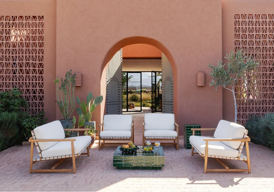 terrasse maison Maroc catalogue AM PM 2026 collection Patio Méditerranéen