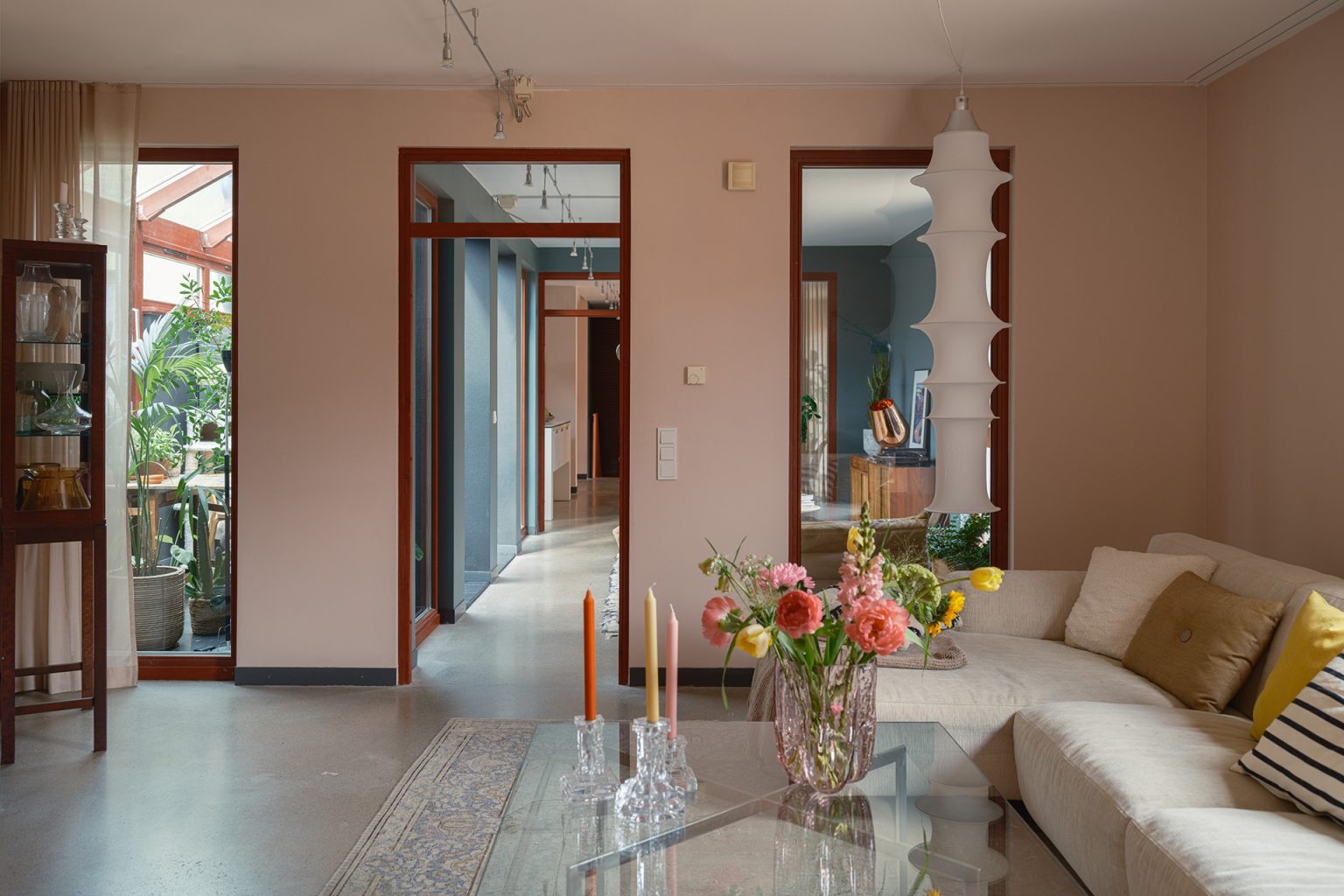 salon décoration design maison de ville moderniste Packhus