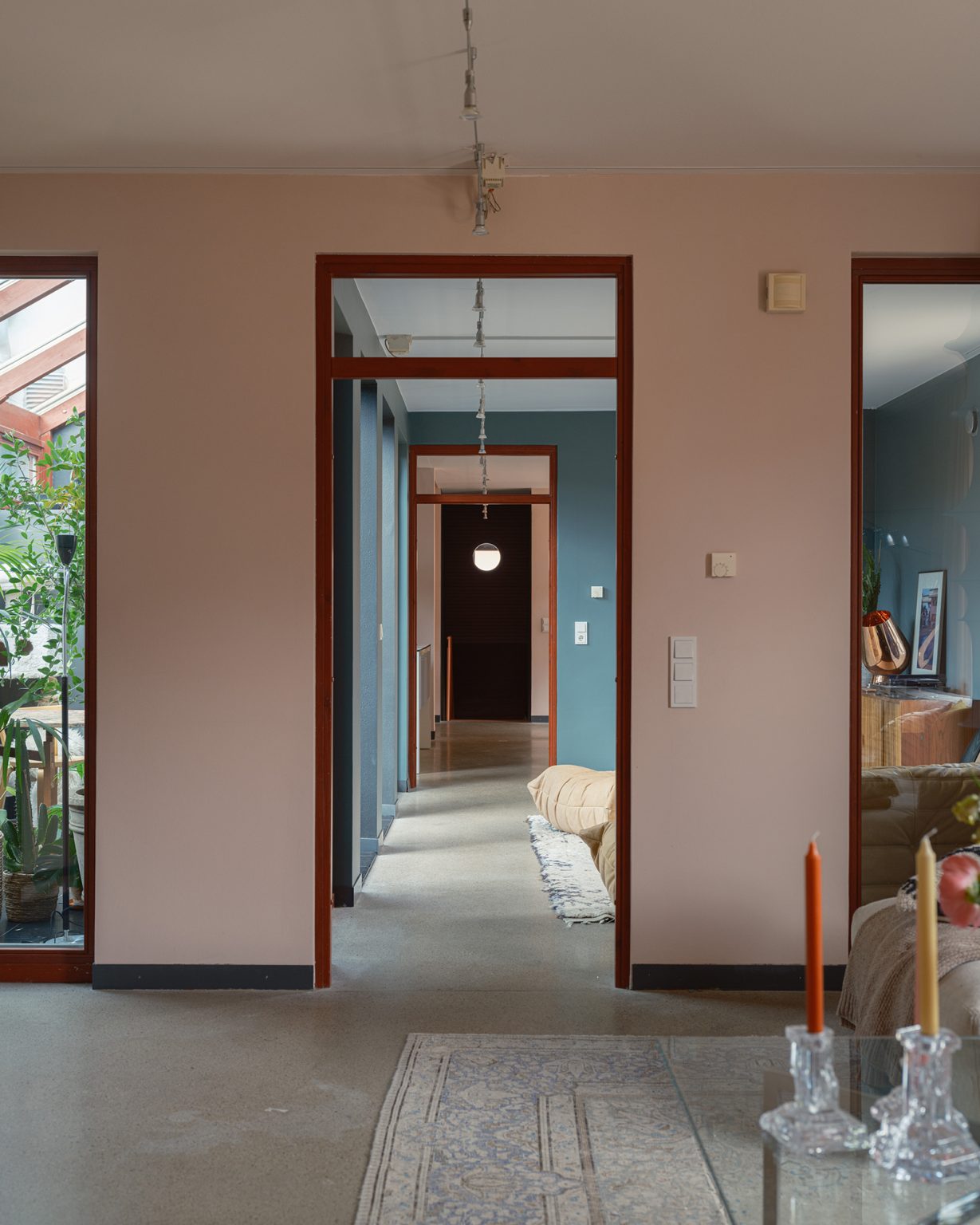 salon décoration design maison de ville moderniste Packhus