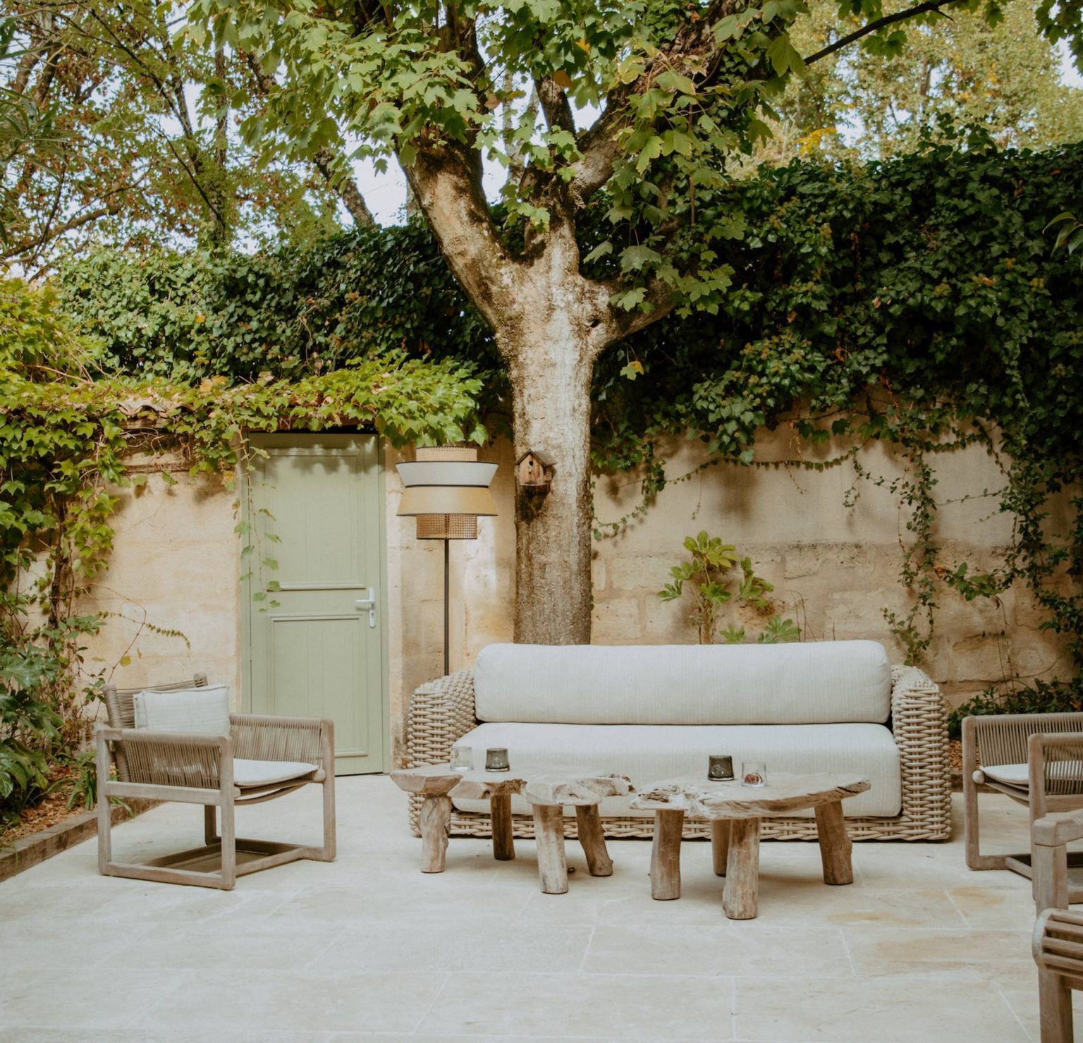 jardin Maison Mandel Bordeaux décoration contemporaine et classique chic