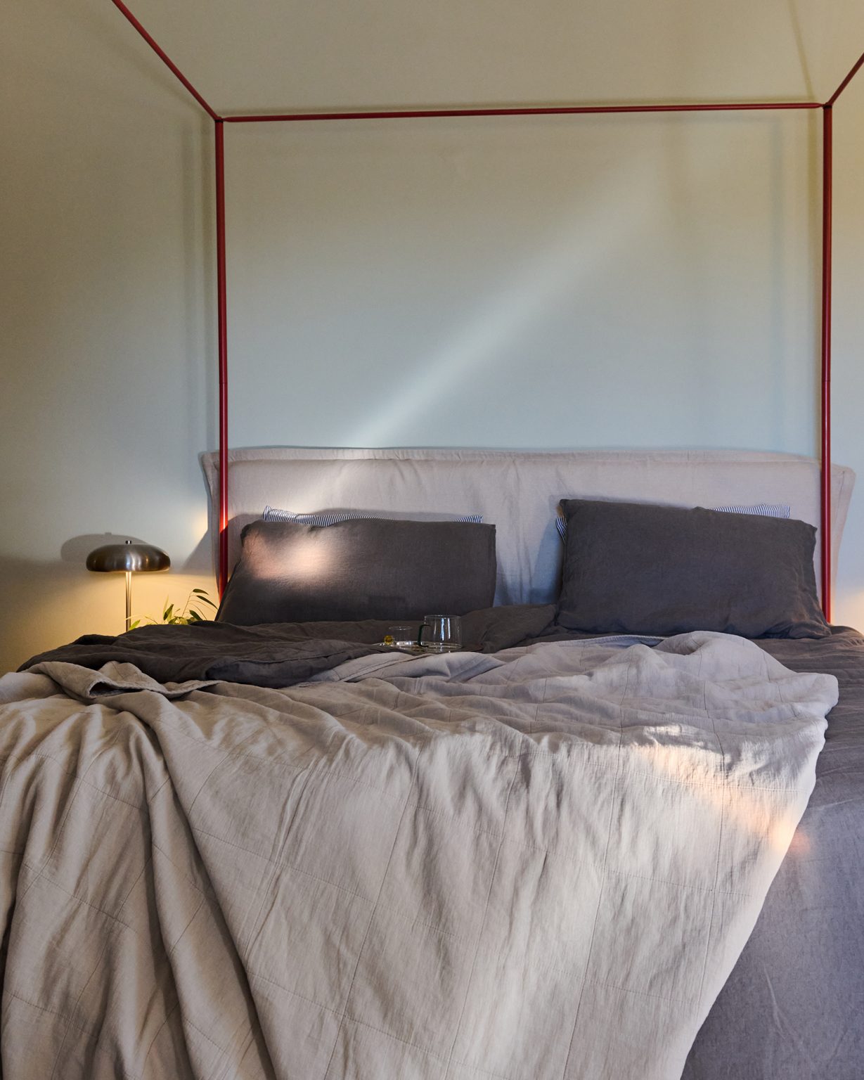 chambre décoration contemporaine maison ancienne rénovée Italie Villa Mamo