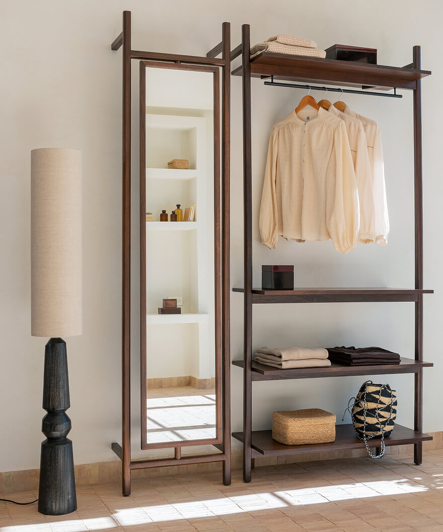 dressing ouvert noyer catalogue AM PM 2026 collection Patio Méditerranéen