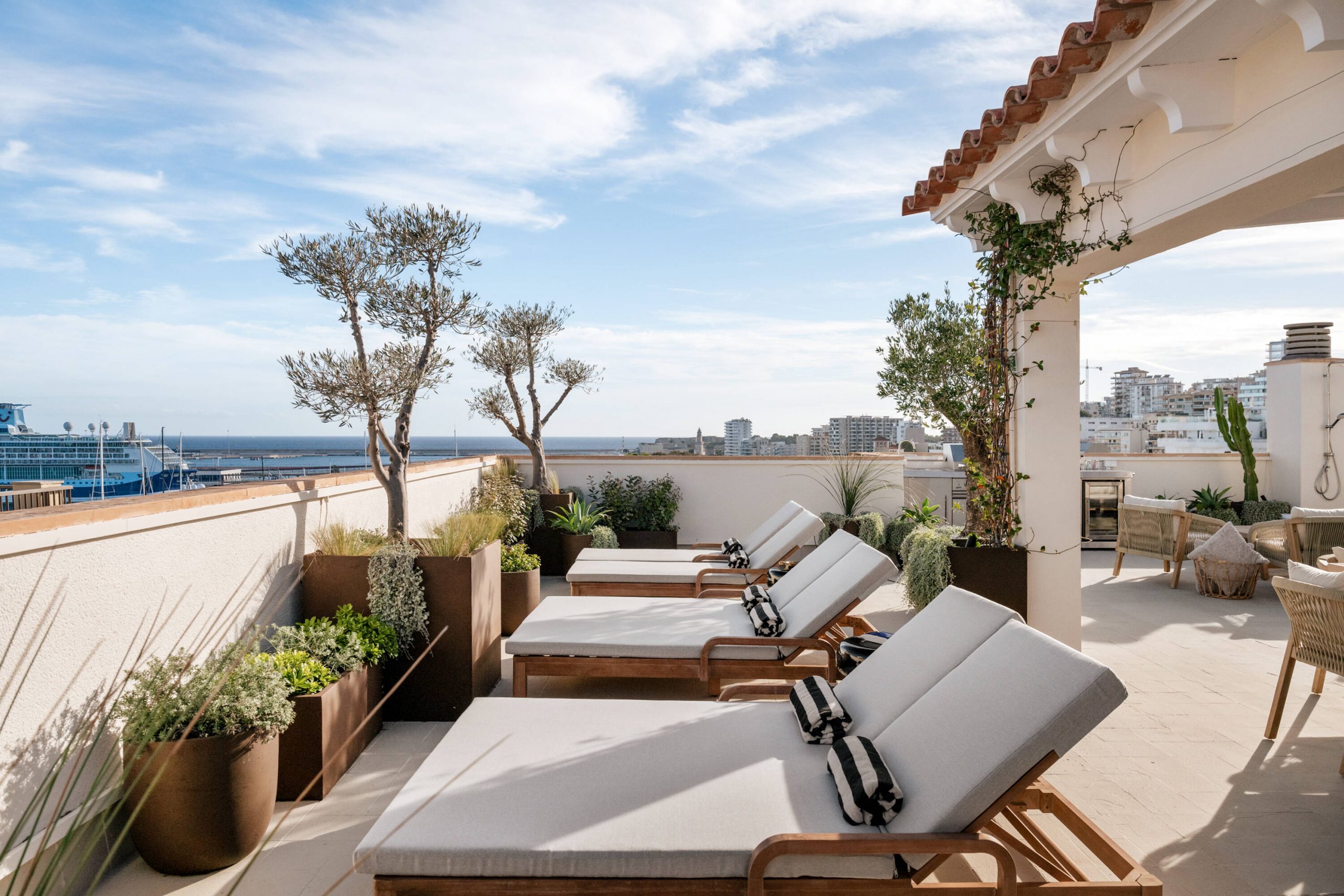 terrasse appartement Majorque vue mer et port terrasse appartement Majorque vue mer et port