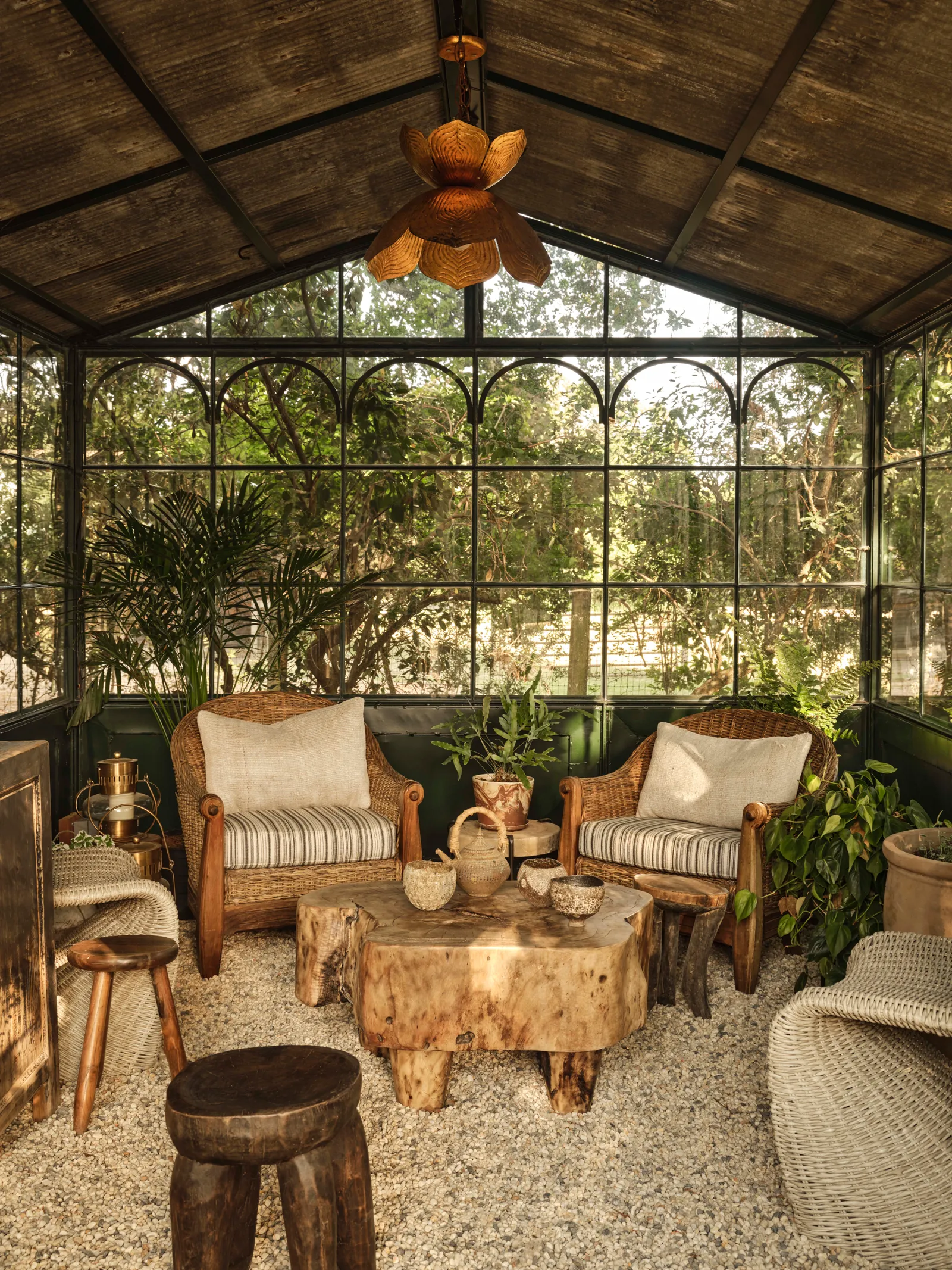 salon avec verrière style jardin d salon avec verrière style jardin d'hiver