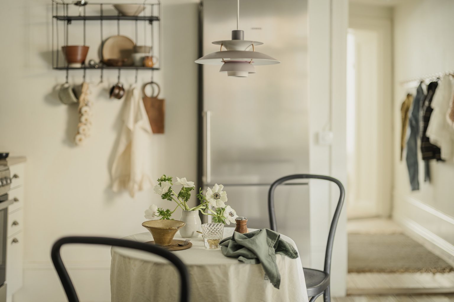 cuisine deux-pièces 52m2 décoration scandinave