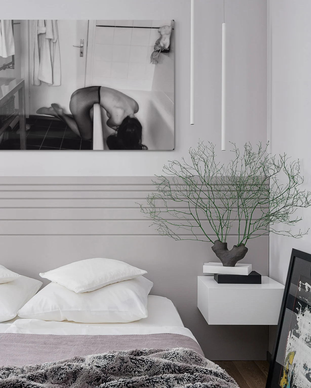 chambre deux-pièces 57m2 décoration design