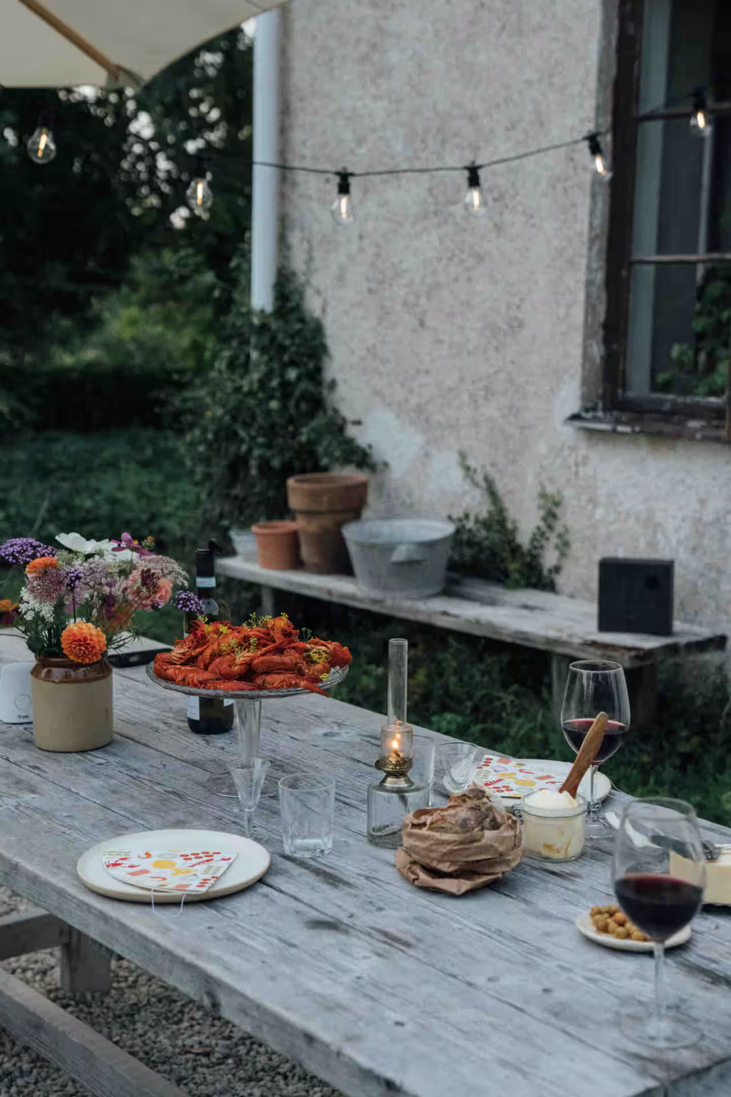 jardin maison rustique Suède