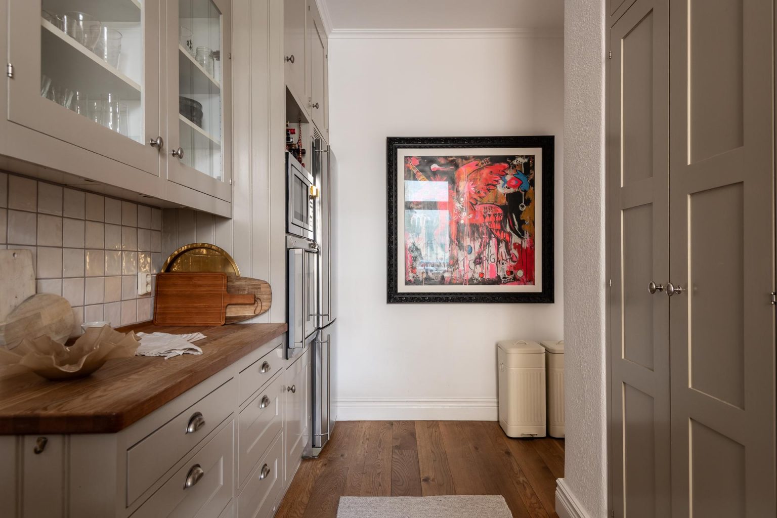 cuisine beige shaker