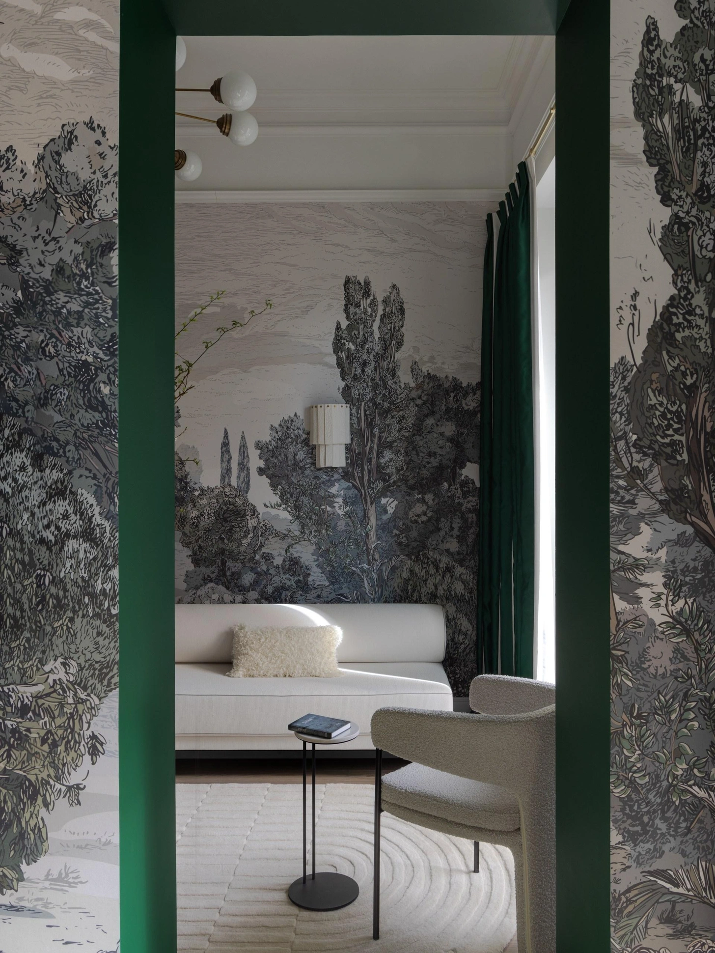 salon design appartement 48m2 décoration contemporaine