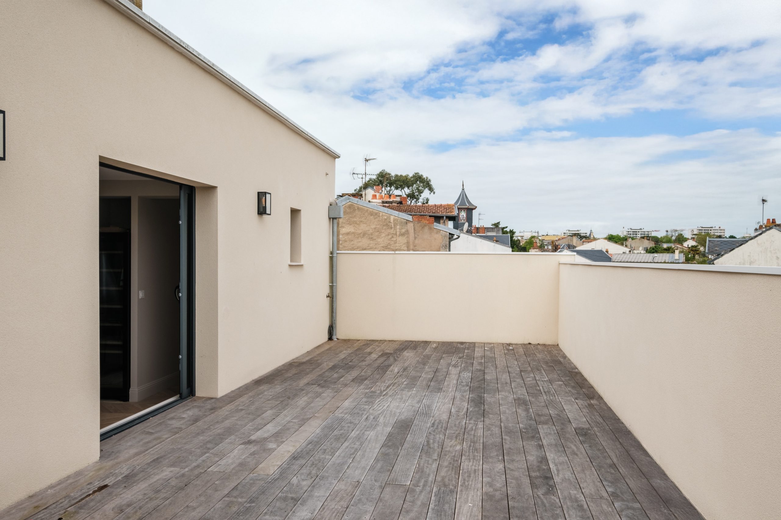 terrasse appartement La Rochelle avec terrasse décoration contemporaine