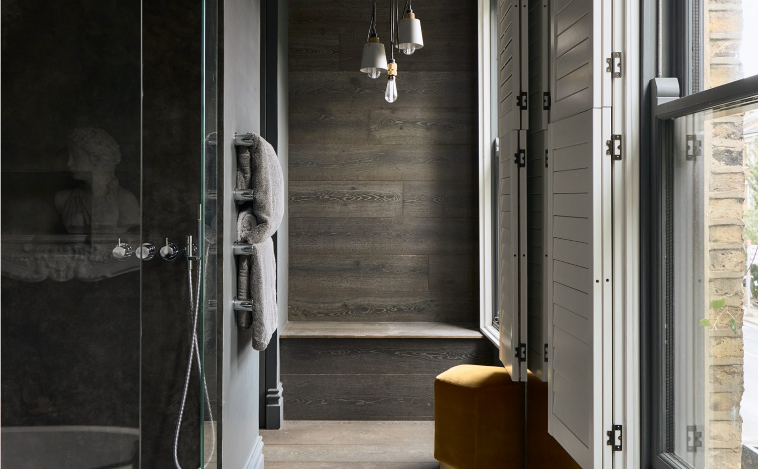 salle de bain design maison de ville victorienne Londres décoration contemporaine