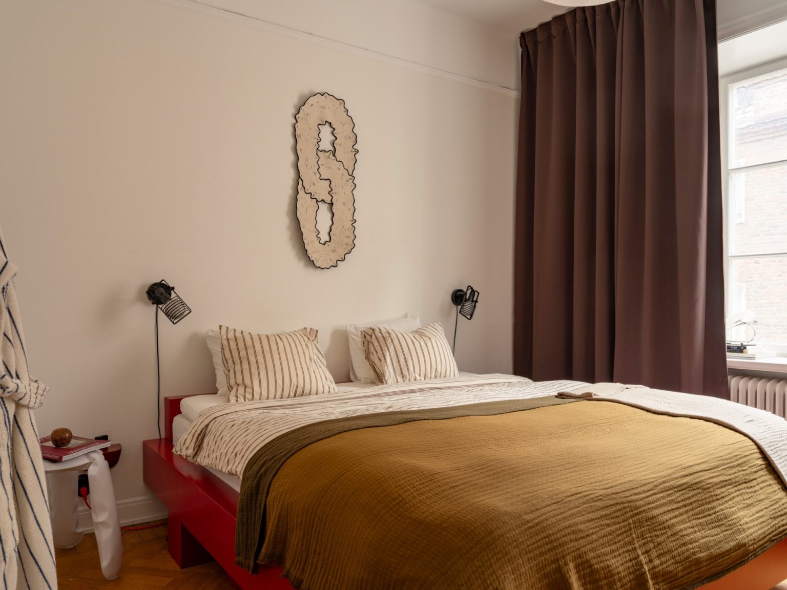 chambre deux-pièces de 63m2 décoration scandinave
