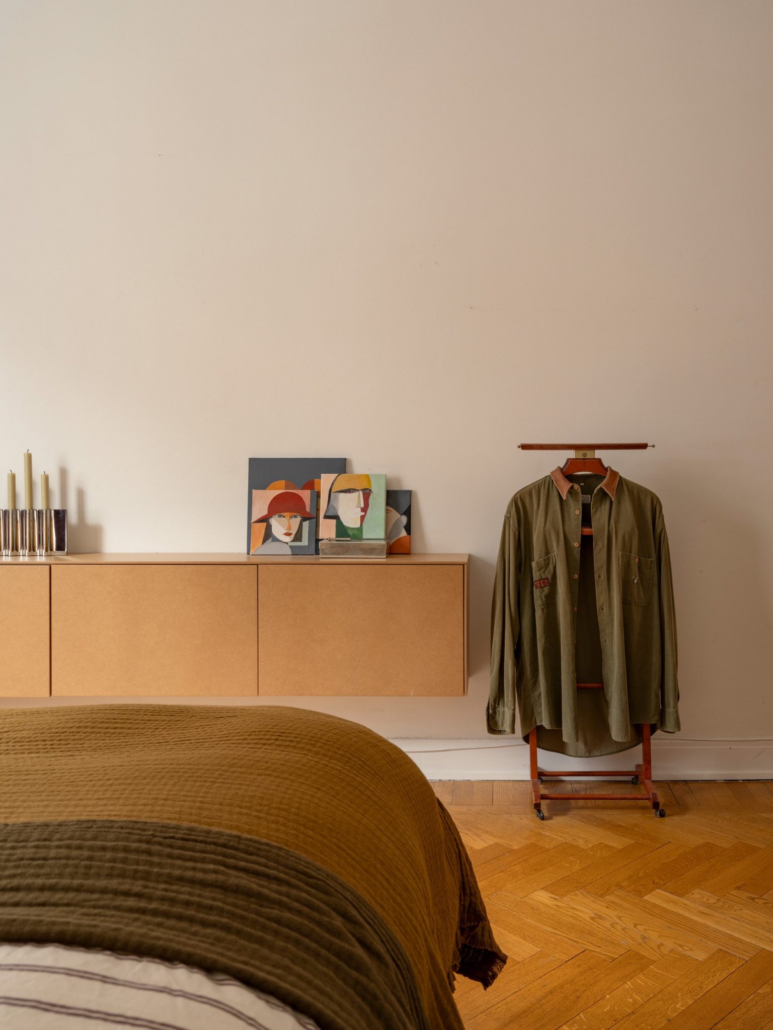 chambre deux-pièces de 63m2 décoration scandinave