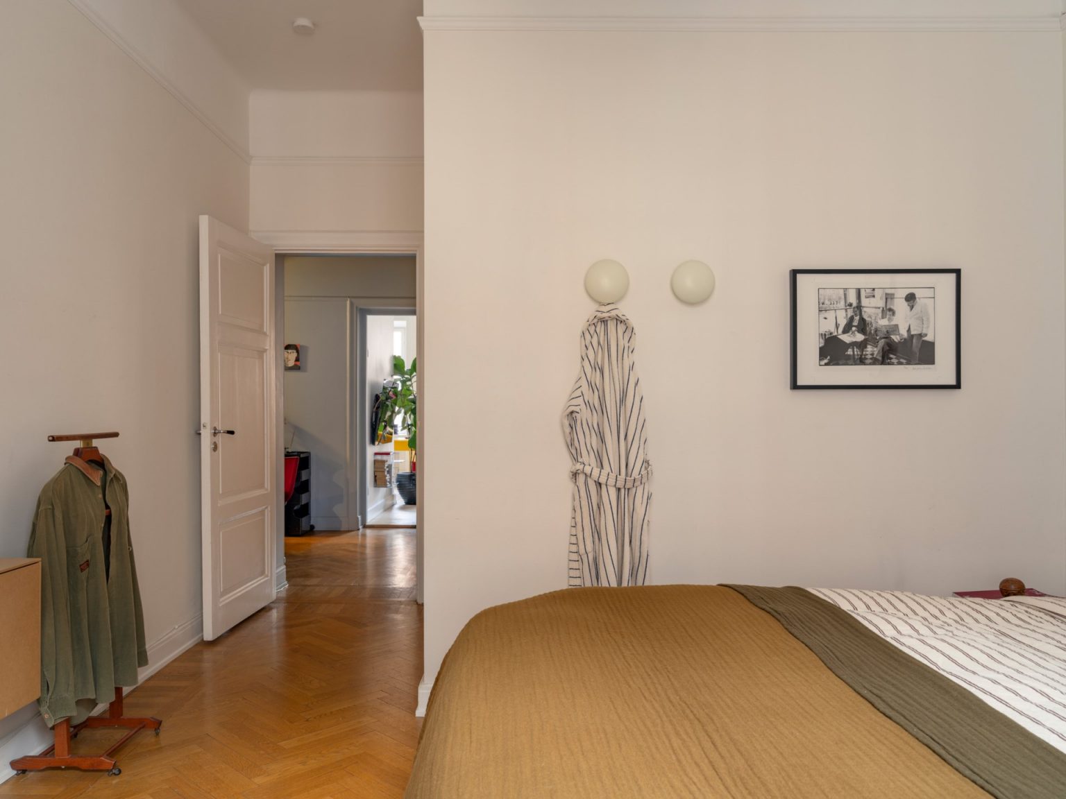 chambre deux-pièces de 63m2 décoration scandinave