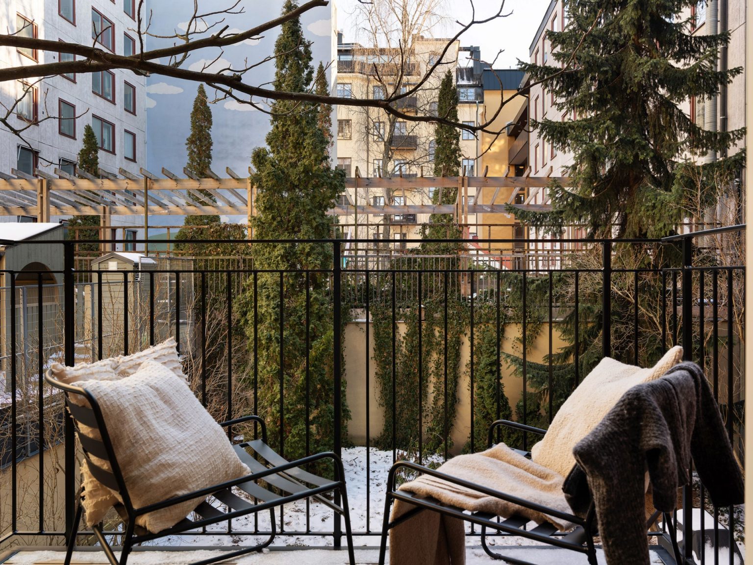 balcon sur cour