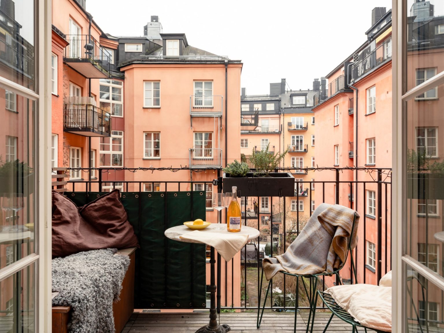 balcon sur cour