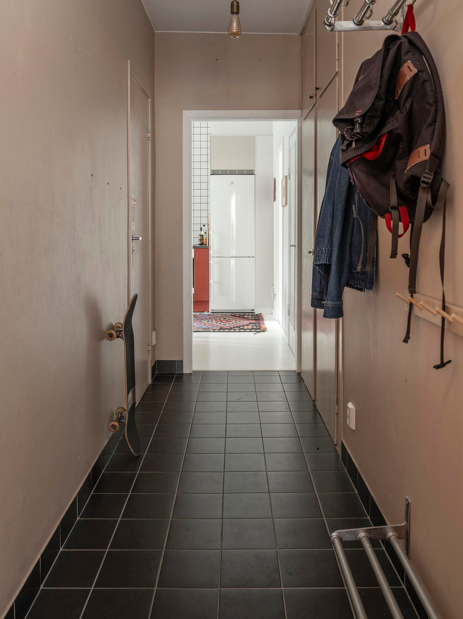 entrée avec porte-manteaux