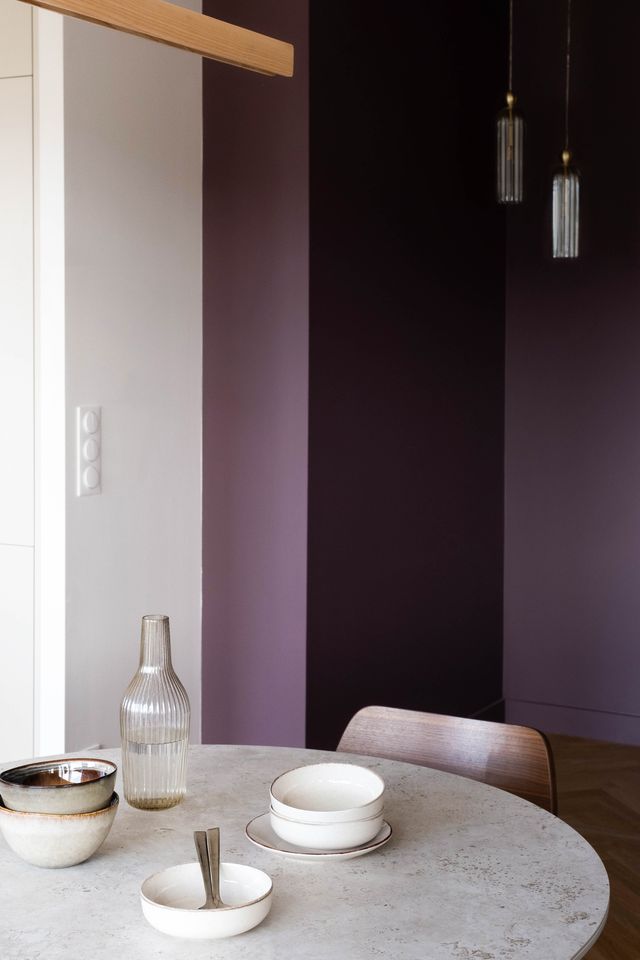 salle à manger décoration contemporaine appartement rénové à Lyon par Studio Castille photo : ©Lopin.communication salle à manger décoration contemporaine appartement rénové à Lyon par Studio Castille photo : ©Lopin.communication