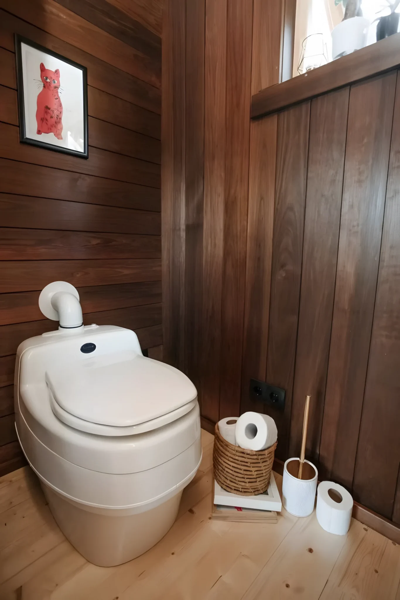 salle de bain tiny house 14m2 Nature Pod par Vagabond Haven