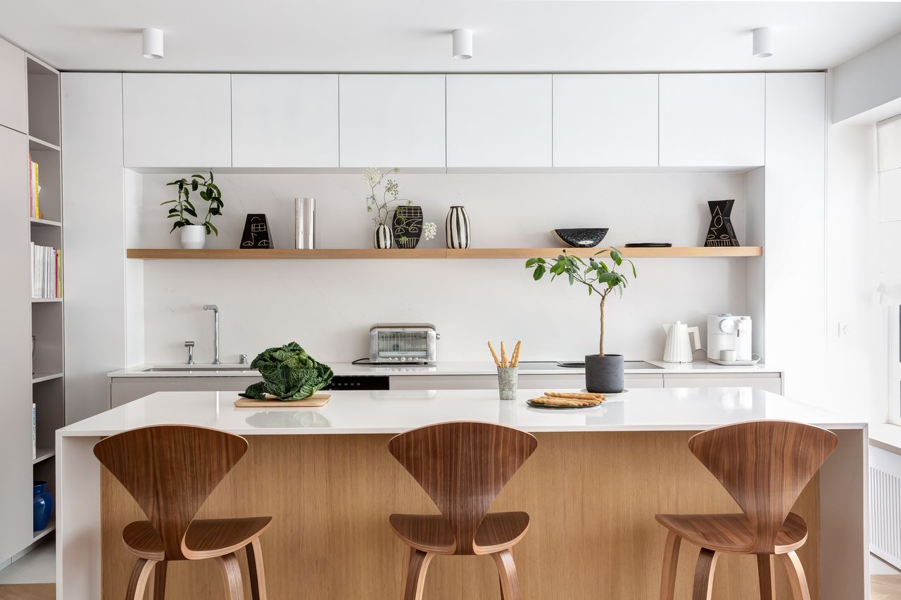 cuisine décoration contemporaine appartement 130m2 Paris rénové par Elodie Sierocki Studio Photo : © Sophie Lloyd cuisine décoration contemporaine appartement 130m2 Paris rénové par Elodie Sierocki Studio Photo : © Sophie Lloyd