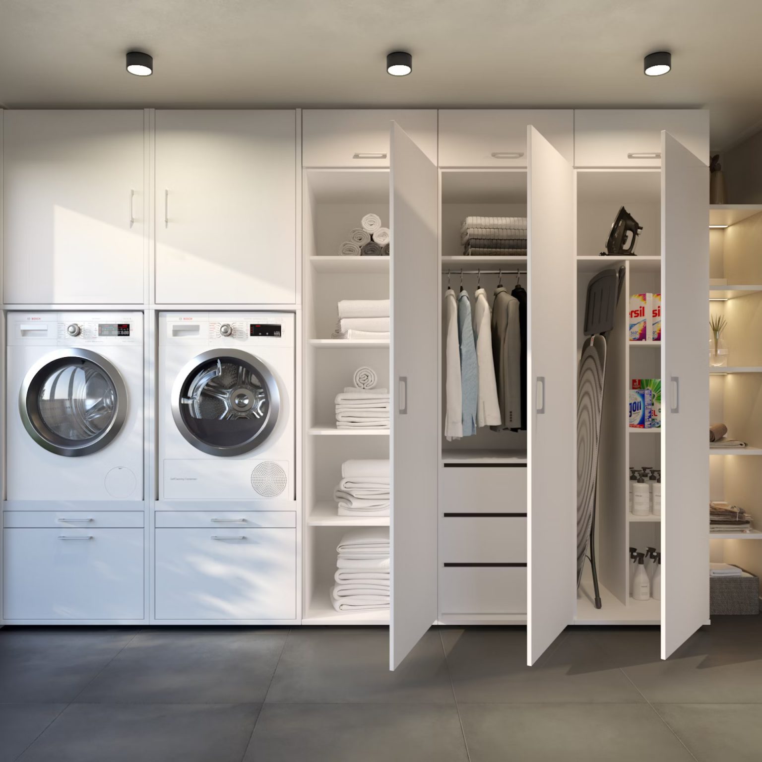 aménagement buanderie