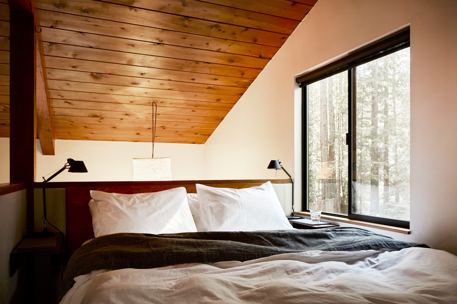 chambre sur mezzanine maison en bois Mini-Mod n°3 à Sea Ranch